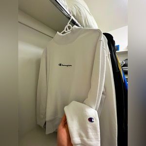 White Champion Sweatshirt. Size Medium Runs Big